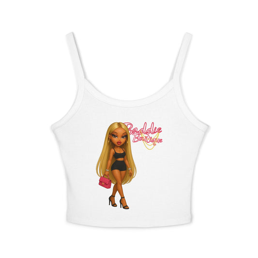 Baddie Boutique Tank Top, Women's Summer Style, Casual Wear, Gifts for Her, Cute Crop Top, Trendy Fashion