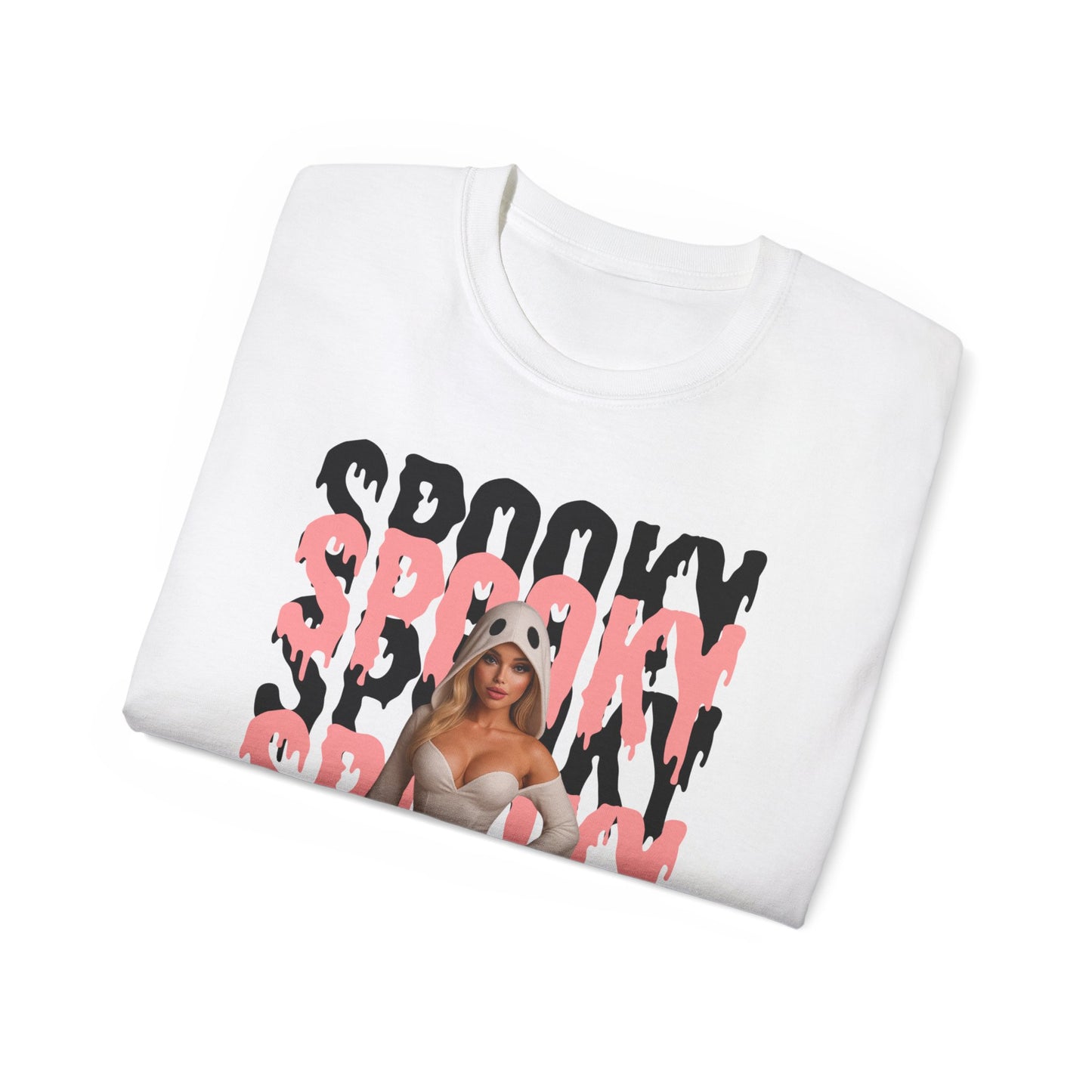 Spooky Unisex Tee, Halloween Costume Shirt, Fun Graphic Tee, Party Wear, Casual Everyday Top