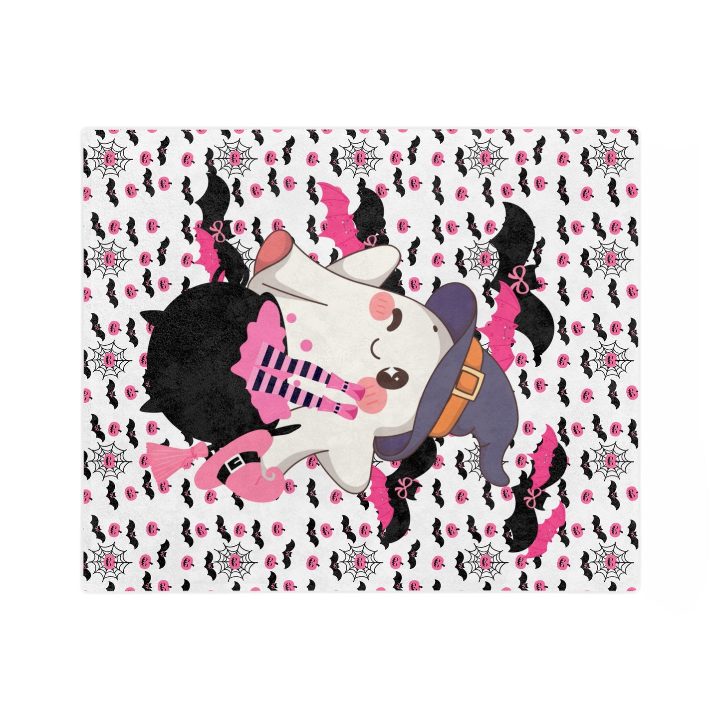 Cozy Halloween Blanket for Kids, Cute Ghost Design, Soft Microfiber Throw, Perfect for Spooky Season, Trick or Treat Decor