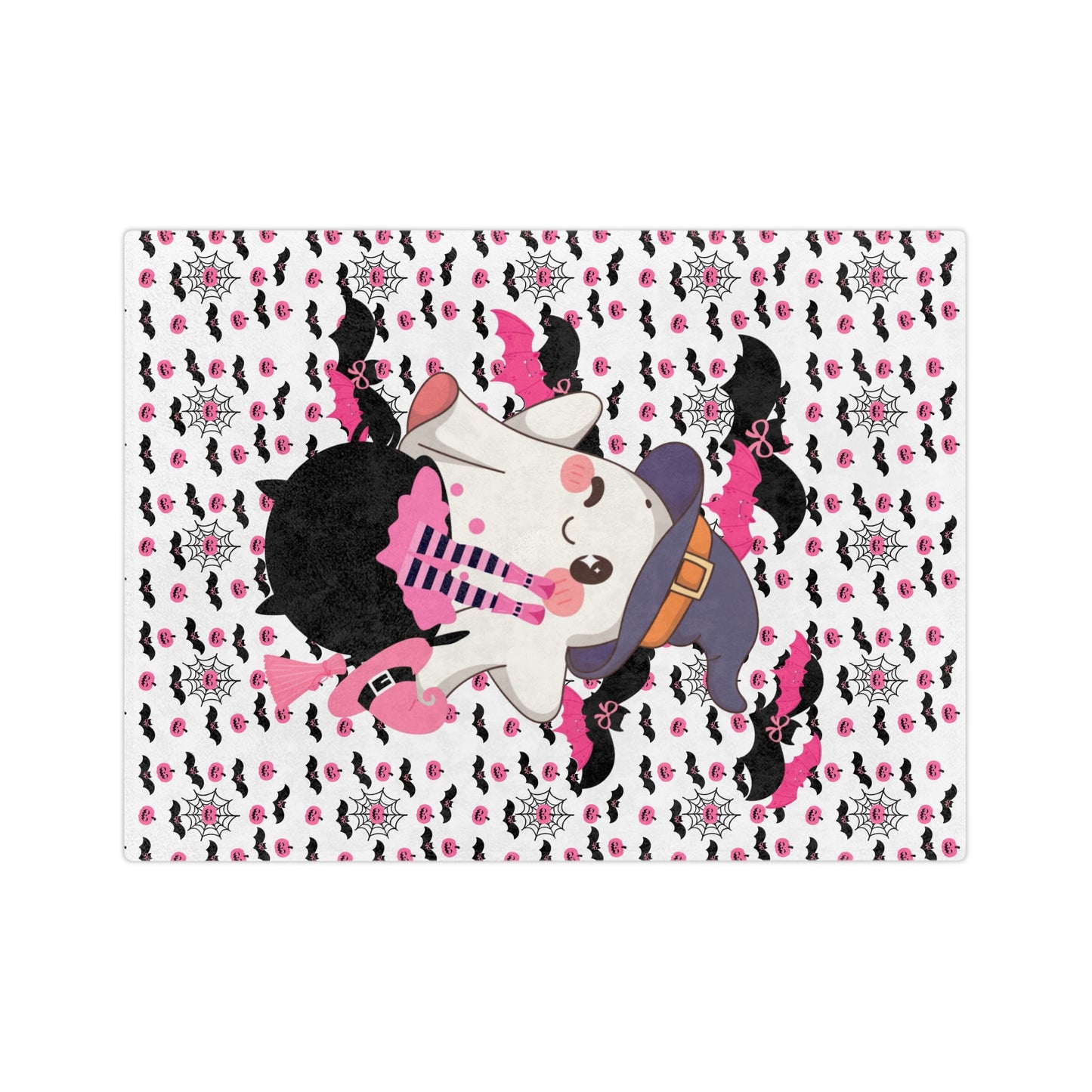 Cozy Halloween Blanket for Kids, Cute Ghost Design, Soft Microfiber Throw, Perfect for Spooky Season, Trick or Treat Decor