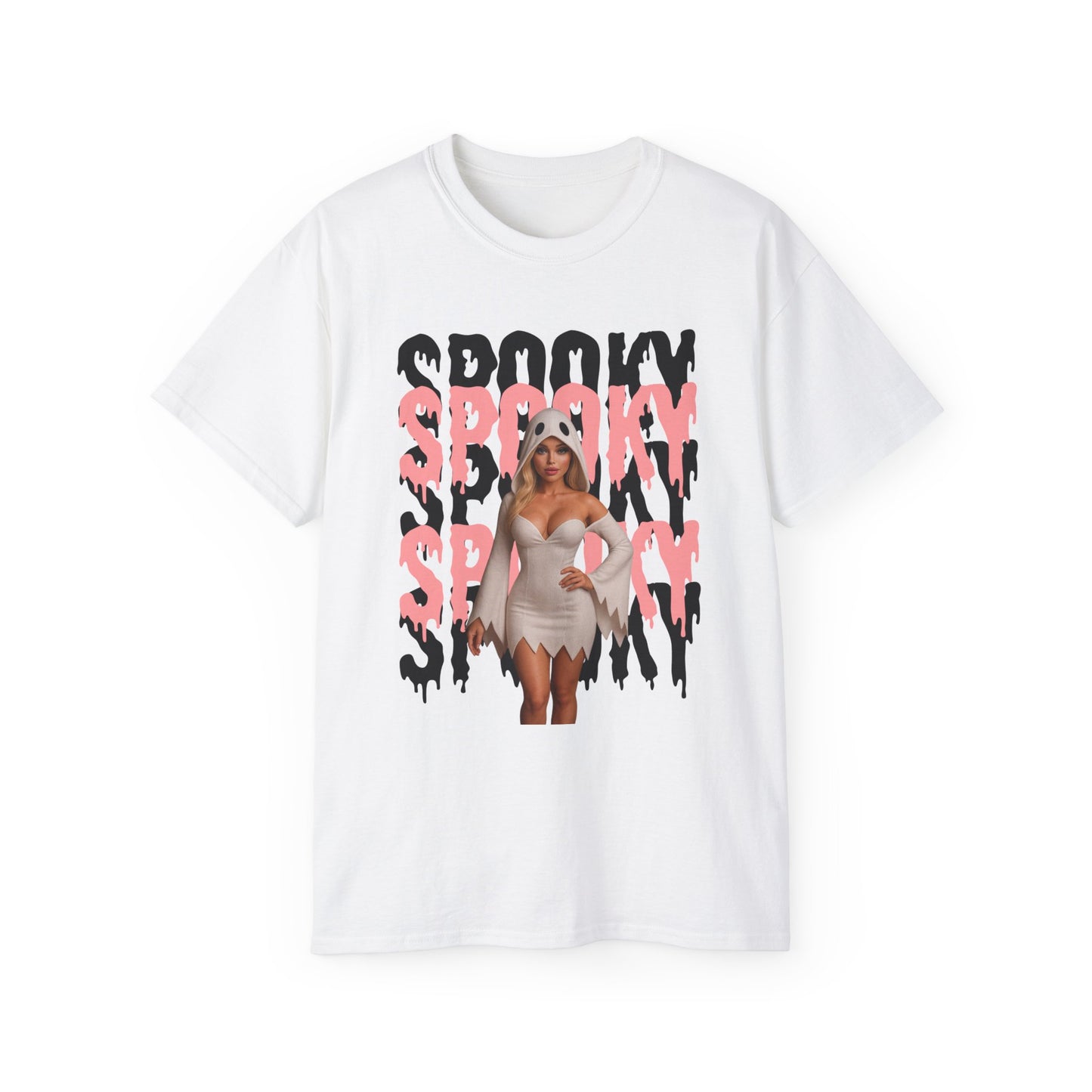 Spooky Unisex Tee, Halloween Costume Shirt, Fun Graphic Tee, Party Wear, Casual Everyday Top