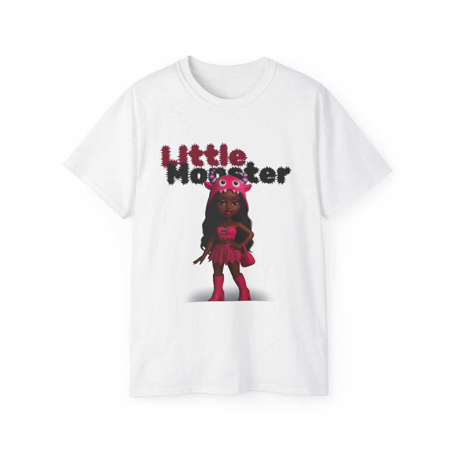 Cute Little Monster T-Shirt, Fun Graphic Tee, Kids Birthday Gift, Playful Casual Wear, Halloween Costume Top, Unique Gift Idea